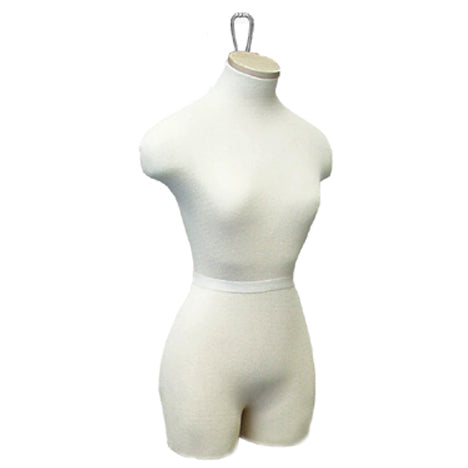 AF-252 Female Dress Form Mannequin with Hanging Wire Loop (Base Ready)
