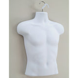 MN-187 Male T-Shirt Heavy Duty Injection Mold Hanging Torso Form