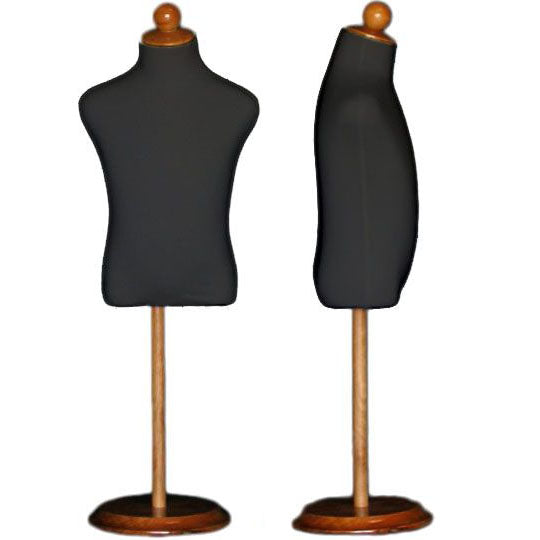 MN-196 Toddler Baby Child Dress Form with Adjustable Wood Stand (Size 5C)