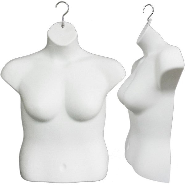 Unbreakable Female Hanging Bust Form
