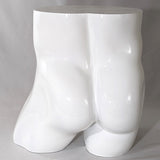 MN-374LTP-A Plastic Economy Glossy Male Buttocks Hip Torso Underwear Mannequin with Abs (LESS THAN PERFECT)