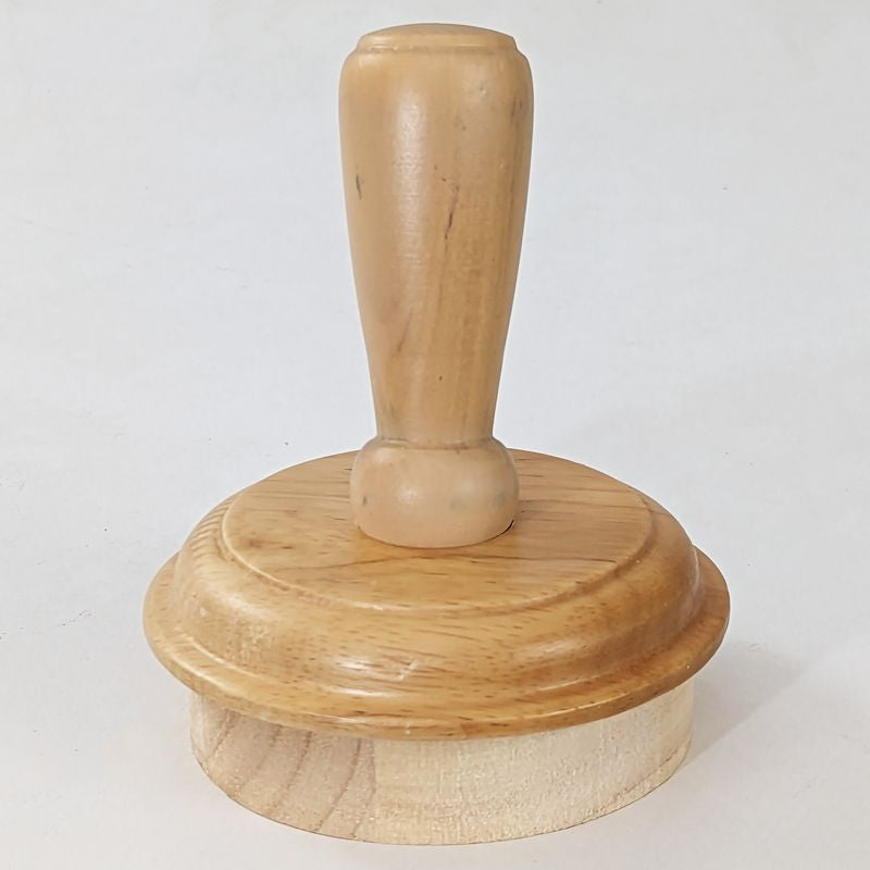 MA-043LTP Large Fairmont Slanted Finial Wood Neck Block Cap for French Dress Forms (LESS THAN PERFECT, FINAL SALE)