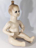MN-038LTP #A Sitting Baby Toddler Fleshtone Mannequin (LESS THAN PERFECT, FINAL SALE)
