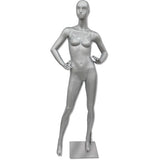 AF-188 Glossy Abstract Female Egghead Mannequin - DisplayImporter