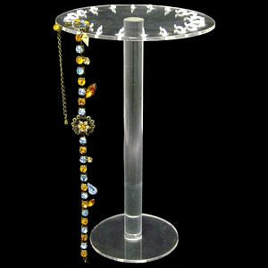 DS-019 Clear Circular Hanging Bracelets/Necklaces Jewelry Display - DisplayImporter