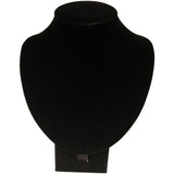 DS-037 Medium Bust Leatherette/Velvet Jewelry Display for Necklaces, Pendant - DisplayImporter