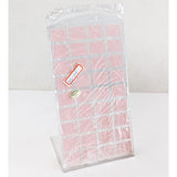 DS-116 Checkered Curved Top 36 Pair Earrings Jewelry Display Panel