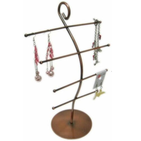 DS-152 Models Curve 4 Tier Jewelry Accessory Display Stand for Earrings, Rings, Pendants