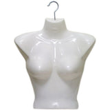 MN-186 Economy Female Upper Torso T-Shirt Injection Mold Hanging Form - DisplayImporter