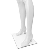 MN-445 Plastic Busty Female Full Body Mannequin with Removable Egghead - DisplayImporter