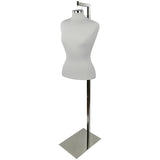 MN-448 Pinnable Female Dress Form Mannequin with Hanging Wire Loop - DisplayImporter