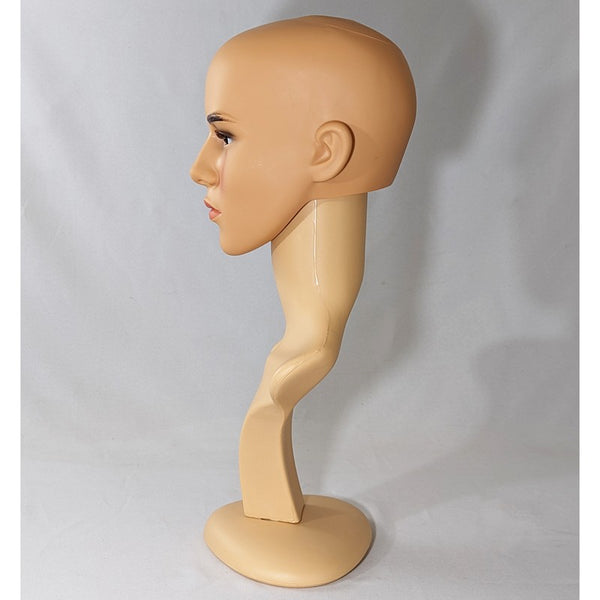 MN-598 Male Plastic Realistic Face Mannequin Head Wig Display –  DisplayImporter