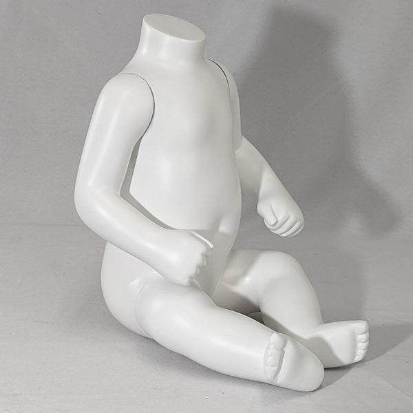 Seated child mannequins realistic
