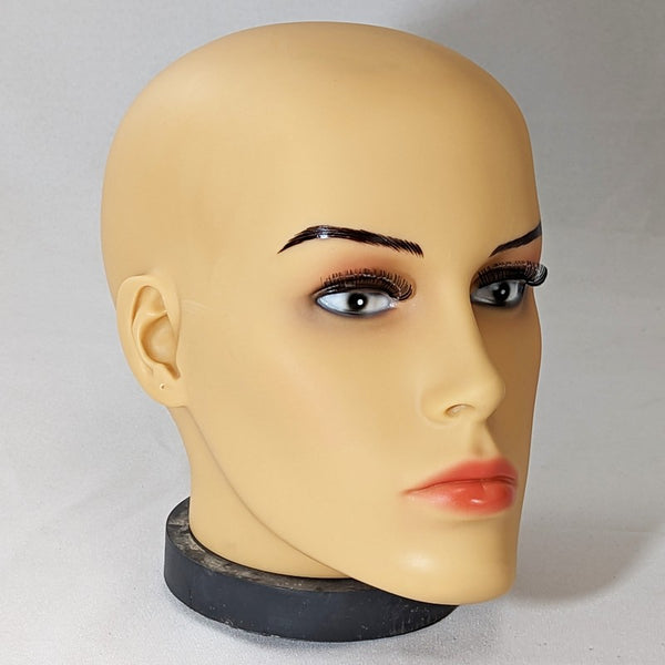 MN-C2 Plastic Female Realistic Head Attachment for Mannequins