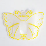 PG-013 100 pcs Colorful Butterfly Plastic Jewelry Display Cards - DisplayImporter