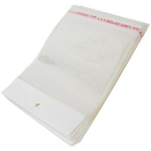 PG-096 100 pcs Resealable Jewelry Poly Bags, Self Sealing with Hang Ho –  DisplayImporter