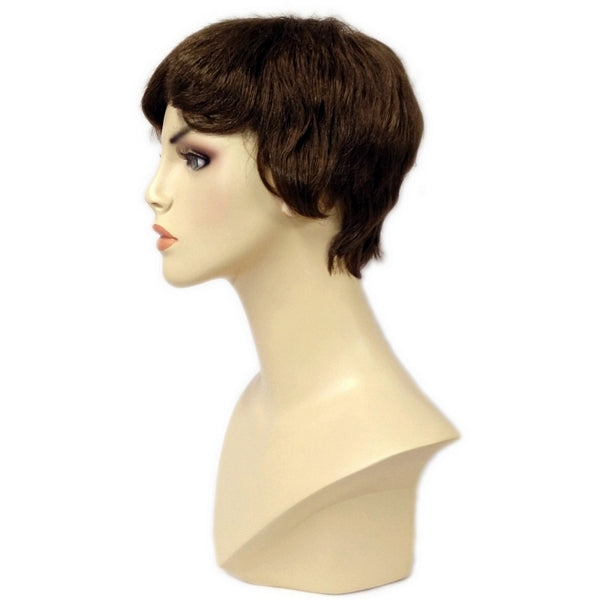 Mannequin Head With Brunette Wig Stock Photo - Download Image Now