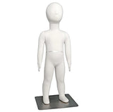 MA-053D Baby/Toddler Sized 10" Square Polished Chrome Mannequin Base with 0.5" Thick Sole Rod