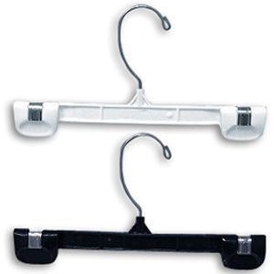 12 White Plastic Pant/Skirt Hanger