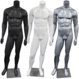 AF-200 Glossy/Matte Male Headless Mannequin - DisplayImporter