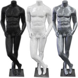 AF-201 Glossy/Matte Male Headless Mannequin - DisplayImporter