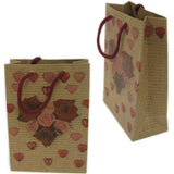 BG-035 Garden Flowers Rope Tote Party Favor Gift Bags - 6.25" x 4.25" - DisplayImporter