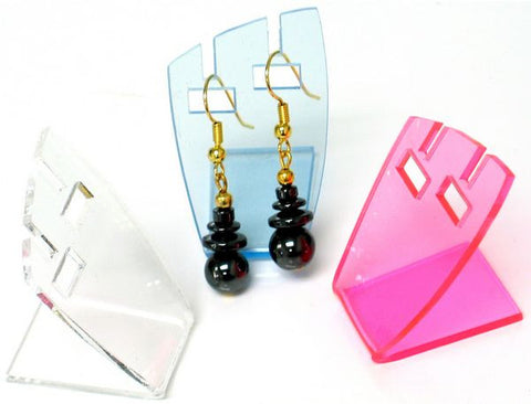 DS-102 Acrylic "L" Shaped Earrings & Pendants Jewelry Display Stand - DisplayImporter