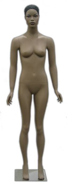 MN-380 African American Female Fashion Mannequin with Molded Hair (FREE WIG  PROMO)