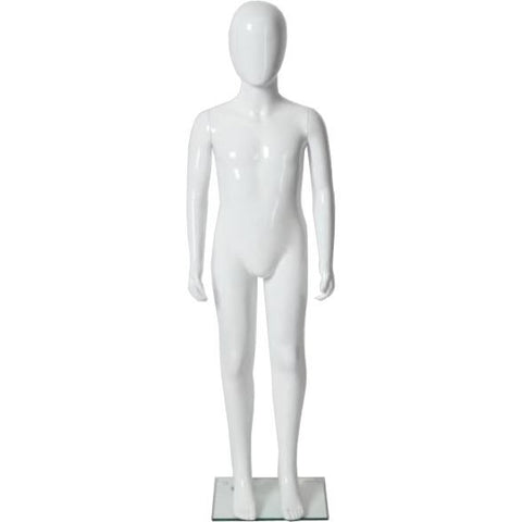 MN-227 Glossy Abstract Unisex Child Preteen Full Size Mannequin 4' 3.25" - DisplayImporter