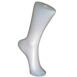 MN-369 Calf High Freestanding Plastic Sock Leg Foot Display w/ Optional Hanger 14" - DisplayImporter