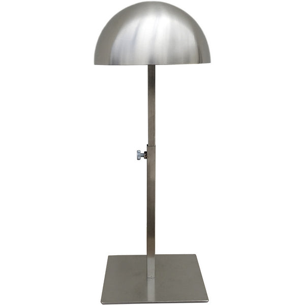 RK-013 Brushed Chrome Countertop Hat Dome Display with Adjustable Heig –  DisplayImporter