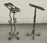 PMP-909A (USED) Raw Steel Rustic Shoe Display Stand (FINAL SALE)