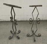 PMP-909A (USED) Raw Steel Rustic Shoe Display Stand (FINAL SALE)