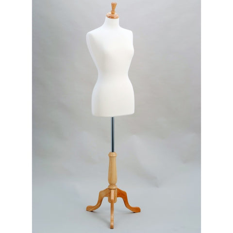 Dressform Sewing Plus Size, Styrofoam Pinnable Mannequin Body Female with  Tripod Stand, Adjustable Height Half Manikin Torso, Best Gift for