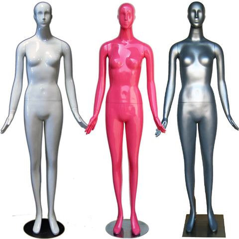 MN-165 Colorful Glossy Abstract Female Mannequin