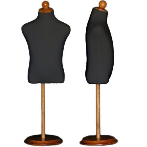 MN-196 Toddler Baby Child Dress Form with Adjustable Wood Stand (Size 5C)