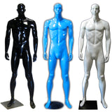 MN-333 Colorful Glossy Abstract Male Mannequin