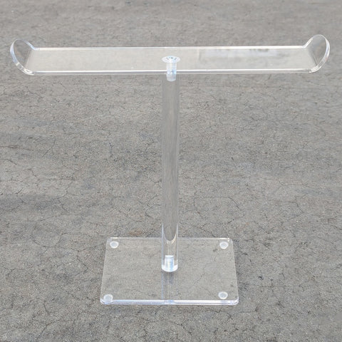 MN-AZ2 (USED) Acrylic 2 Arms Jewelry/Scarf T-Bar Display Stand
