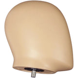 MN-EHM-LTP #C Plastic Skintone Male Egghead Attachment for Mannequins (LESS THAN PERFECT, FINAL SALE)