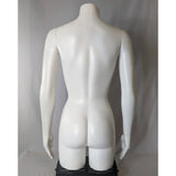 MN-SW449LTP #B Female 3/4 Upper Body Torso Mannequin Form with Arms (Base Ready) (LESS THAN PERFECT, FINAL SALE)