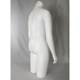 MN-SW614BASE Large Female 3/4 Upper Body Torso Mannequin Form with Arms and Base (Sizes 12-14, Large) (Base Ready)