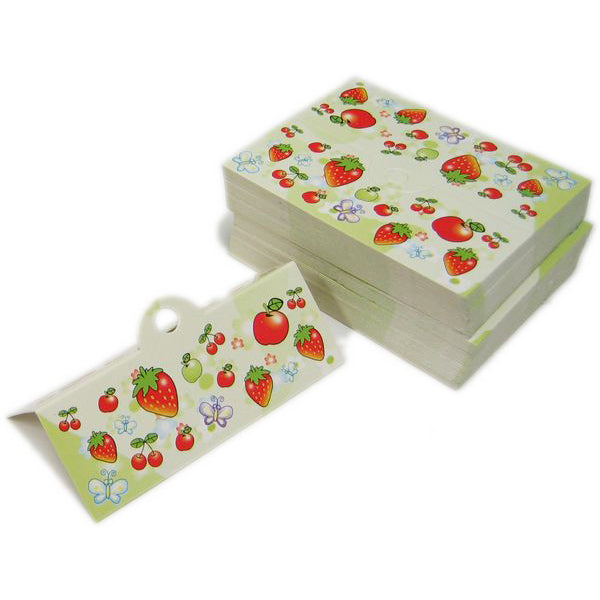PG-076 Lovely Fruit Jewelry Hanging Tag - Pack of 100