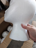MN-324 (USED) Female Styrofoam Abstract Mannequin Head (FINAL SALE)