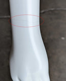 MN-SIL-L Silvestri Female White Mannequin LEFT Arm and Hand, Magnetic Shoulder Plate (LESS THAN PERFECT, FINAL SALE)