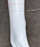 MN-SIL-L Silvestri Female White Mannequin LEFT Arm and Hand, Magnetic Shoulder Plate (LESS THAN PERFECT, FINAL SALE)