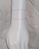 MN-SIL-L Silvestri Female White Mannequin LEFT Arm and Hand, Magnetic Shoulder Plate (LESS THAN PERFECT, FINAL SALE)