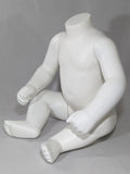 MN-SK72LTP #C Sitting Baby Headless Mannequin (Size 6m-9m) (LESS THAN PERFECT, FINAL SALE)