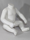 MN-SK72LTP #C Sitting Baby Headless Mannequin (Size 6m-9m) (LESS THAN PERFECT, FINAL SALE)