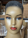 MN-380LTP #A African American Female Fashion Mannequin with Molded Hair (LESS THAN PERFECT, FINAL SALE)