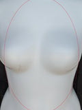 MN-SW614LTP #A Large Female 3/4 Upper Body Torso Mannequin Form with Arms (Sizes 12-14, Large) (Base Ready) (LESS THAN PERFECT, FINAL SALE)